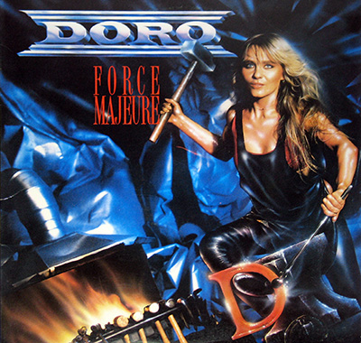 DORO PESCH - Force Majeure (German & USA Releases) album front cover vinyl record